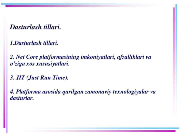 Dasturlash tillari