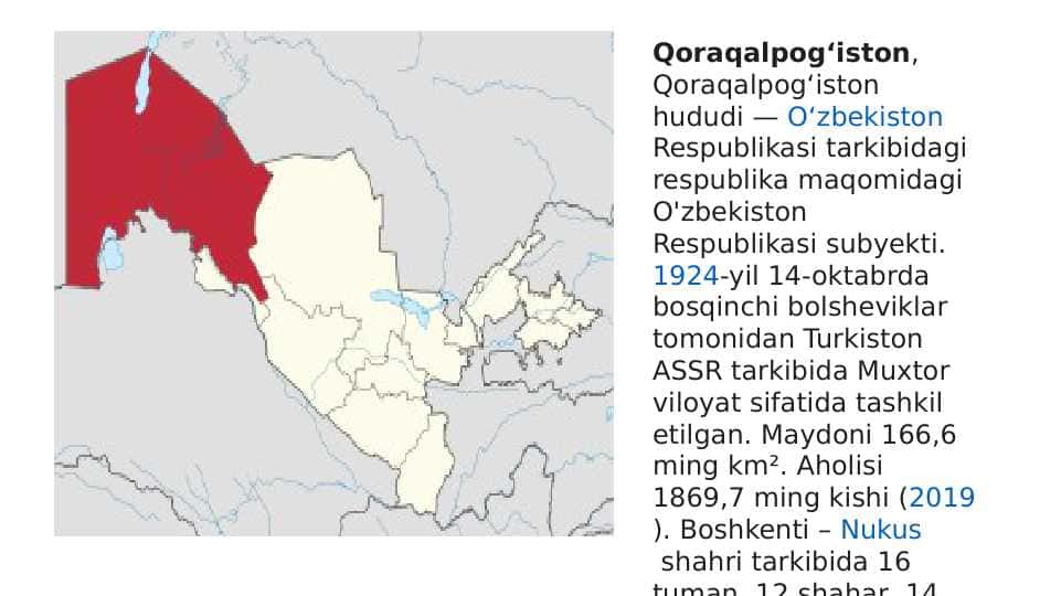 Qoraqalpogʻiston