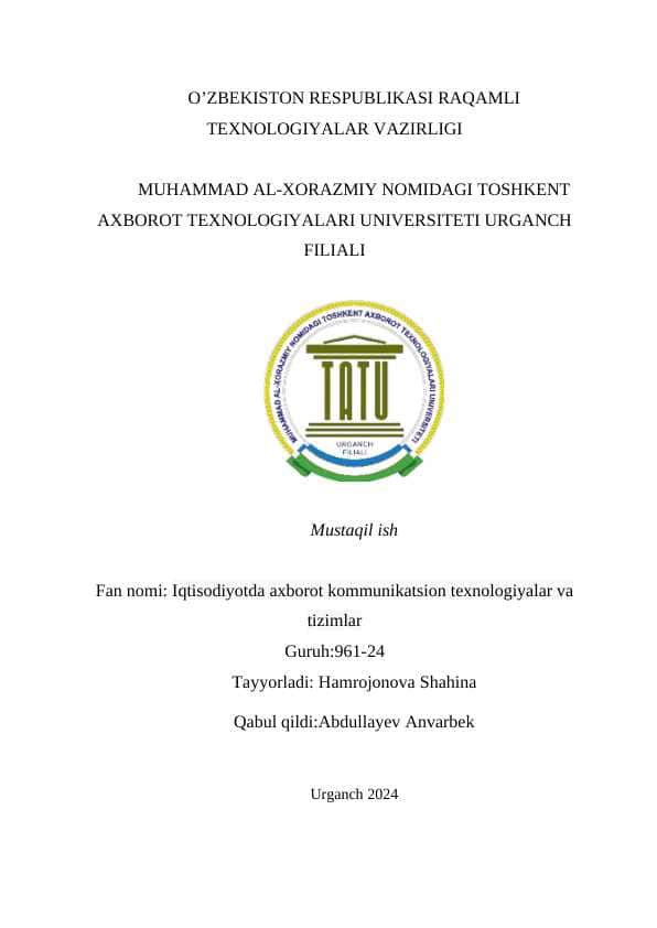 Oʻzbekistonda bank sektorini raqamlashtirish samaradorligi