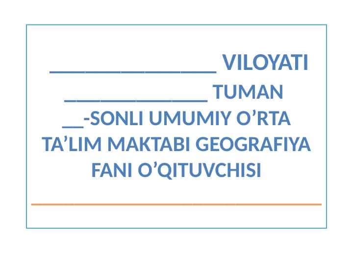 9-sinf geografiya Amerika Qo‘shma Shtatlari