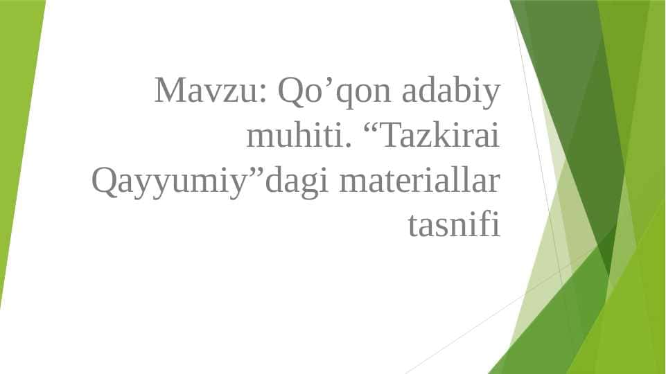 "Tazkirai Qayyumiy" haqida