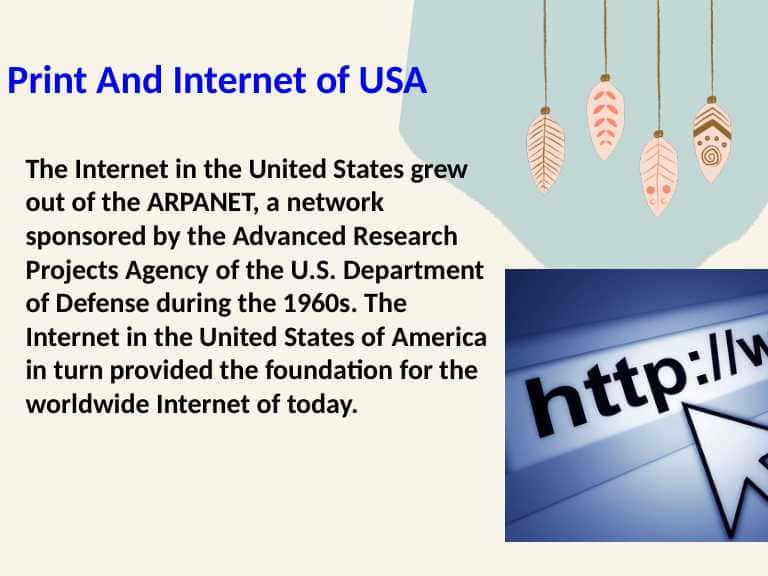 Print And Internet of USA