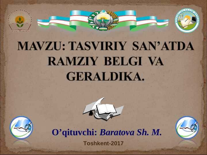 TASVIRIY SAN’ATDA RAMZIY BELGI TASVIRIY SAN’ATDA RAMZIY BELGI