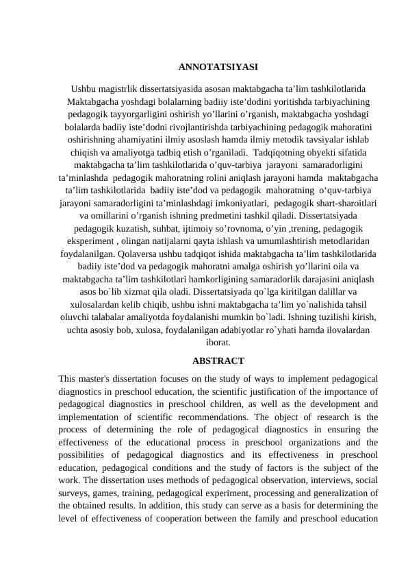 MAKTABGACHA YOSHDAGI BOLALARDA BADIIY ISTE’DODNI RIVOJLANTIRISHDA TARBIYACHINING PEDAGOGIK TAYYORGARLIGINI SHAKLLANTIRISHNING NAZARIY ASOSLARI