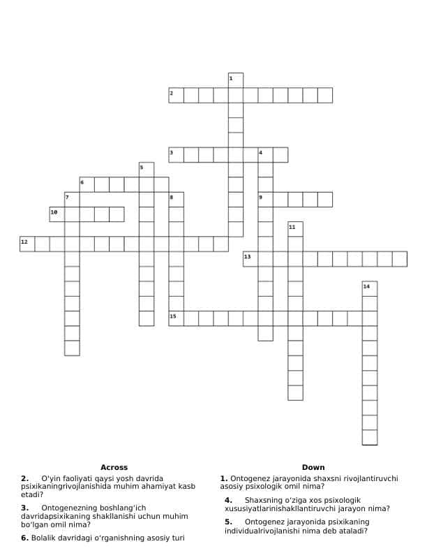 crossword