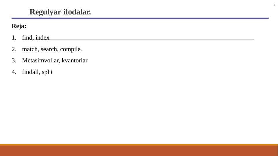Regulyar ifodalar