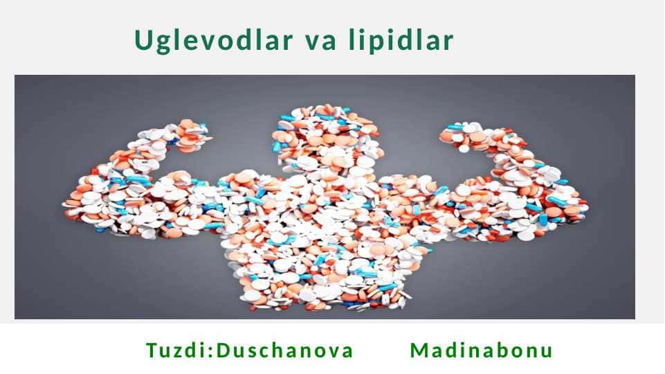 Uglevodlar&lipidlar