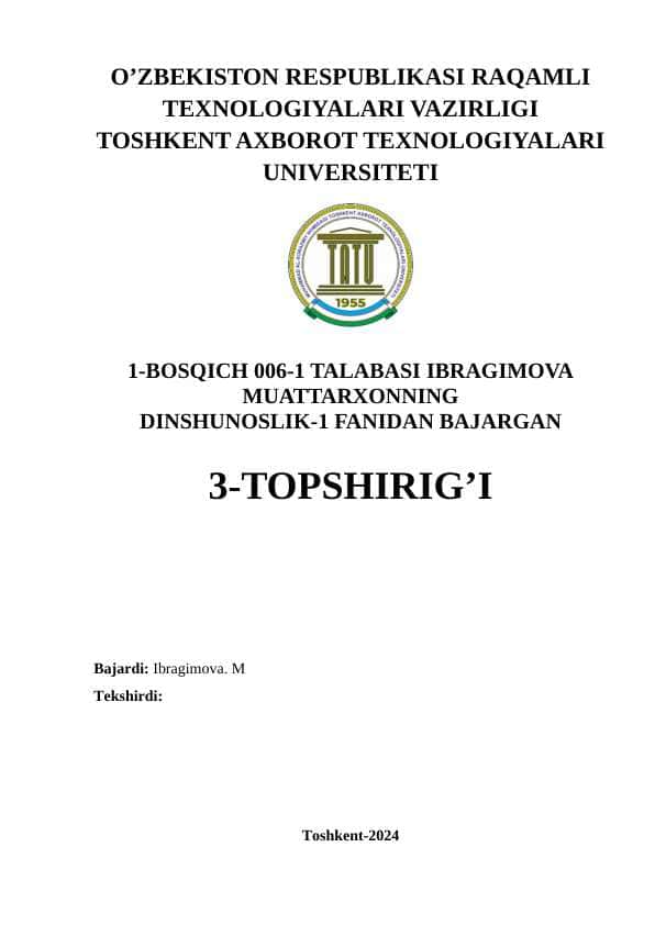 ADOLAT VA TOLERANTLIK mavzusida 100 talik krassword ropshirig'i