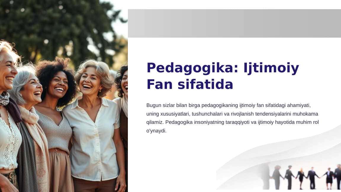 Pedagogika ijtimoiy fan sifatida
