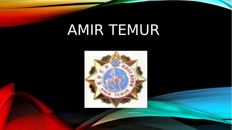 amir temur