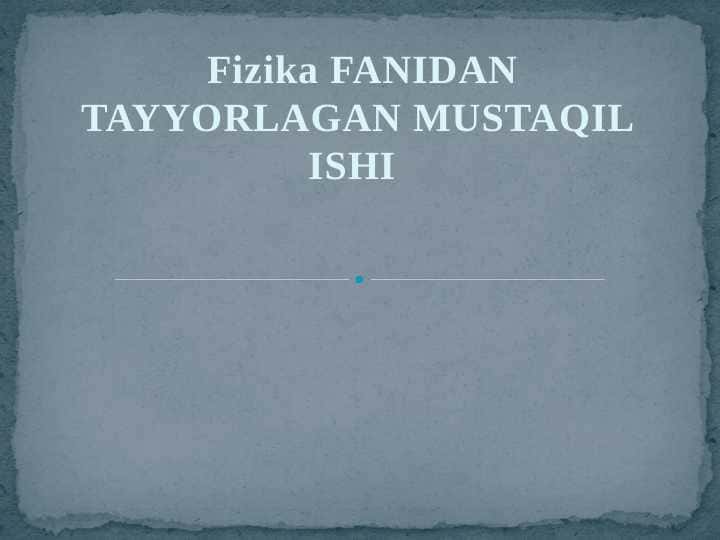 To’lqin o’tkazgichlar