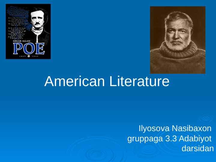 American Literature