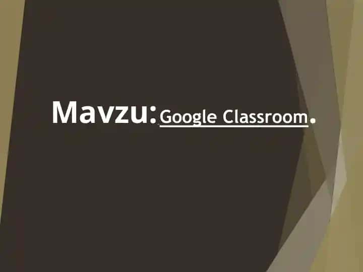 Google Classroom