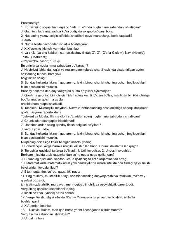 Punktuatsiya