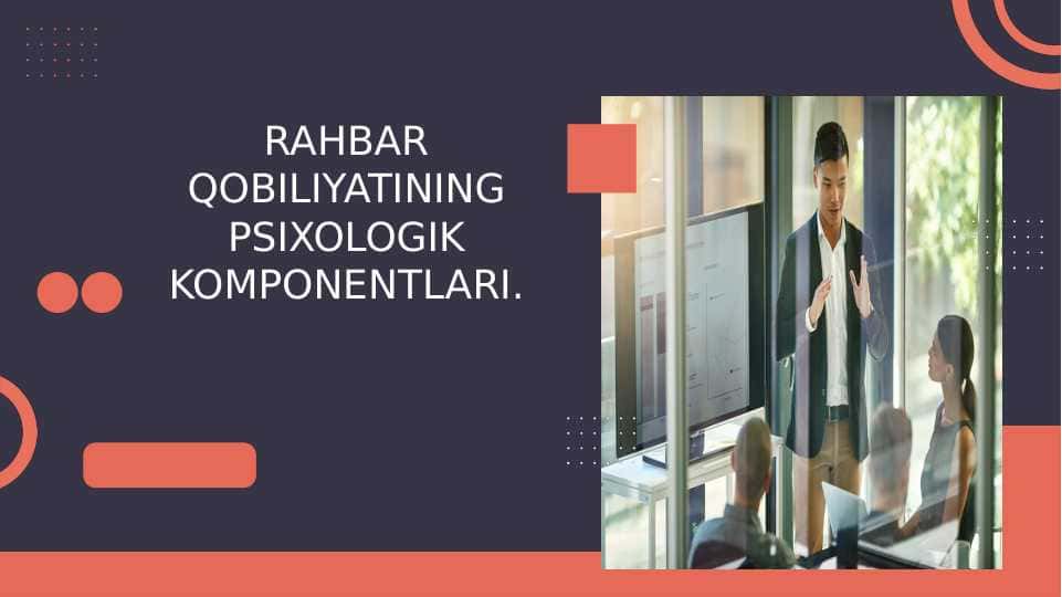 Rahbarlik komponentlari
