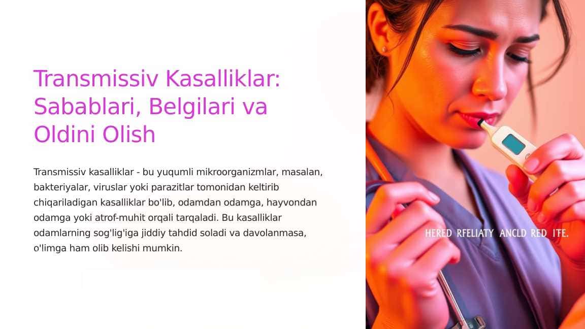 Transmissiv kasalliklar