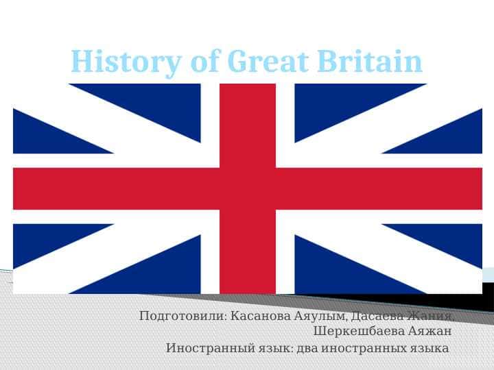 History of Great Britain
