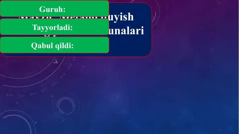 Metalni quyish texnologiyasi va uskunalari