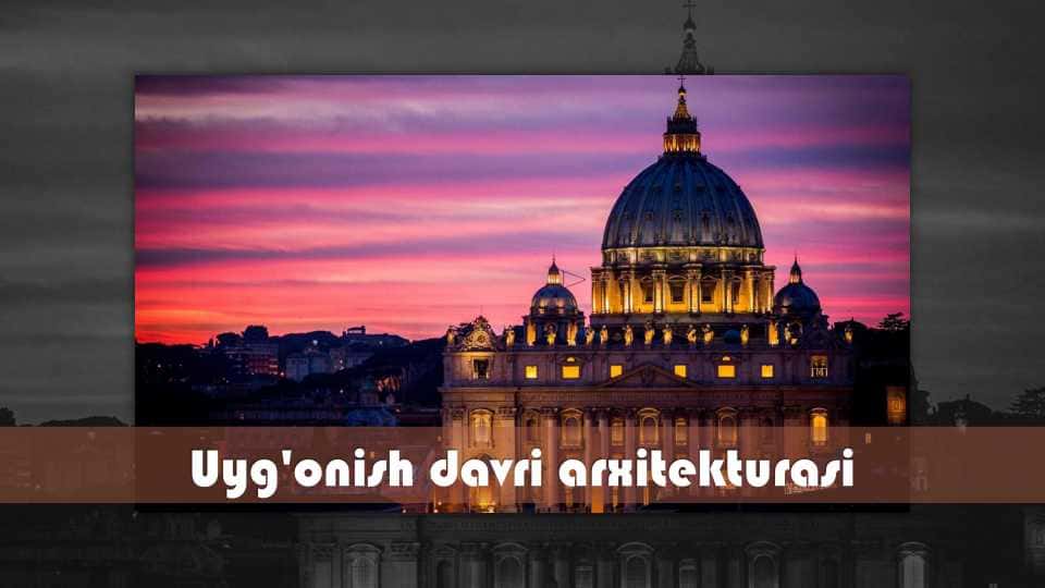 uyg'onish davri me'morchiligi