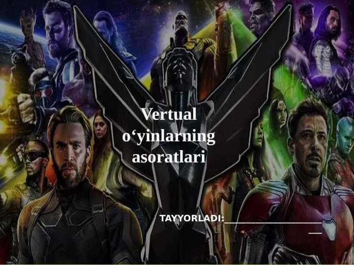Vertual oʻyinlarning asoratlari