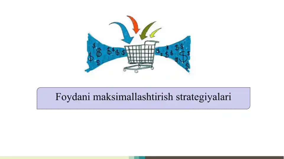 Foydani maksimallashtirish strategiyalari SLAYD