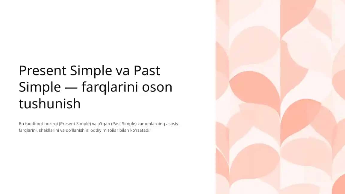ingliz tilidan ppt