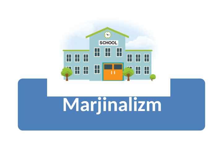 MARJINALIZM VA UNING YO'NALISHLARI