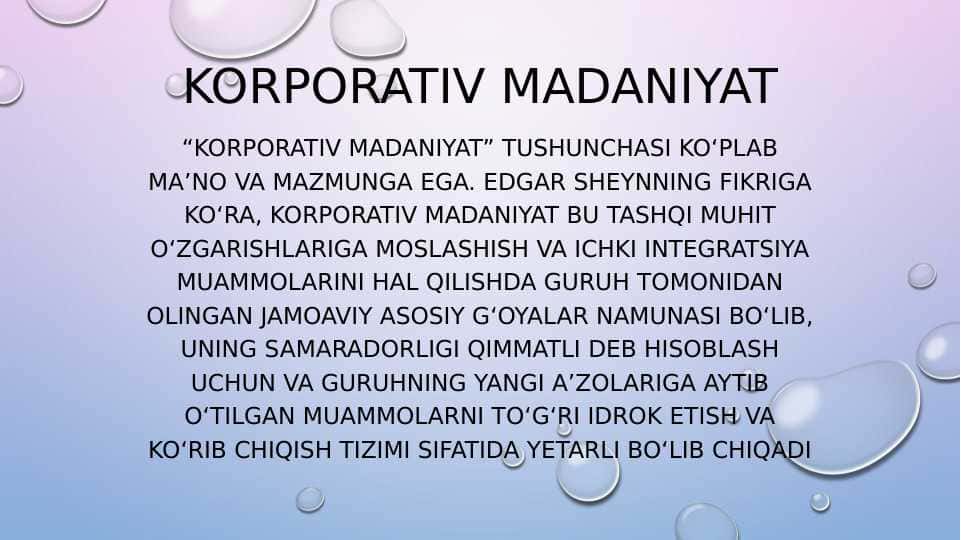 Korporativ madaniyat