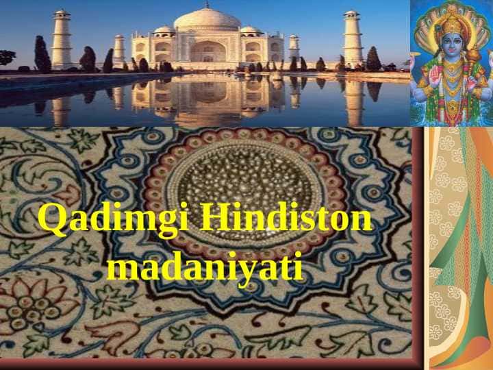 Qadimgi Hindiston madaniyati