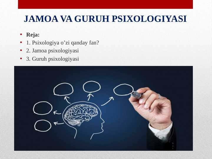 JAMOA VA GURUH PSIXOLOGIYASI