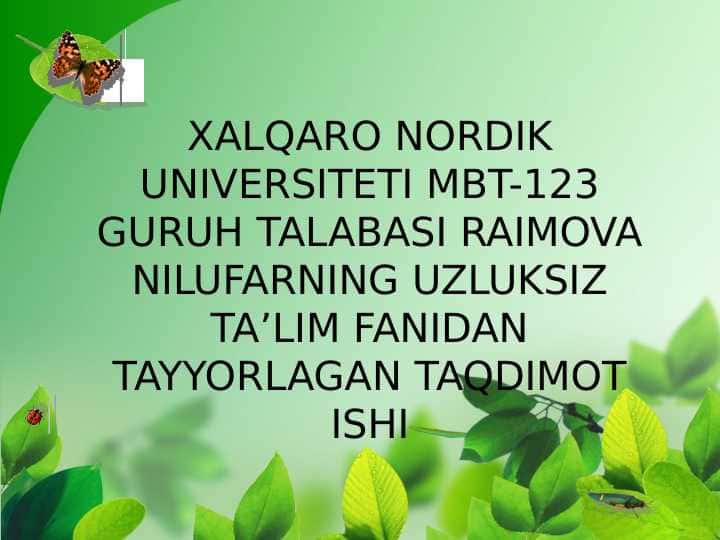 Taqdimot