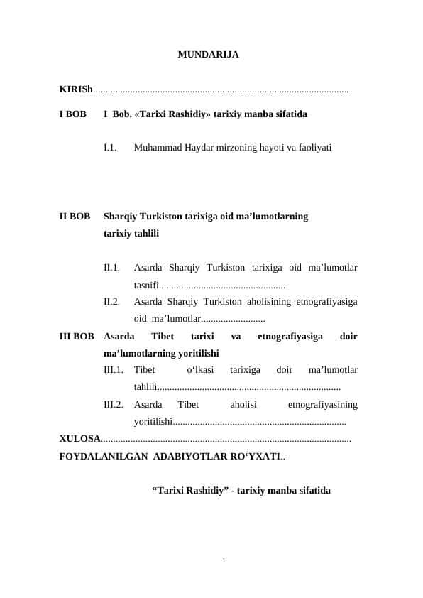 “Tarixi Rashidiy” - tarixiy manba sifatida 24