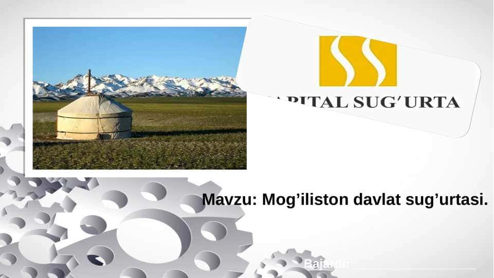 Mog’iliston davlat sug’urtasi.