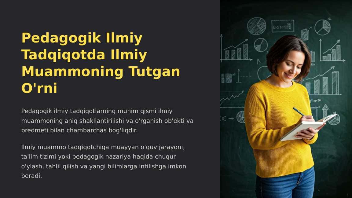 Pedagogik ilmiy tadqiqotda ilmiy muammoning tutgan о‘rni_1