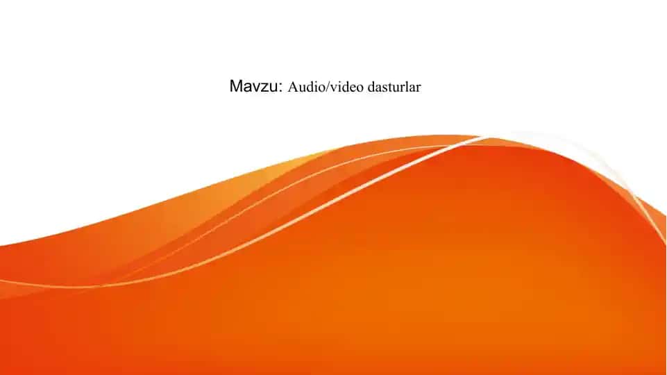 Media Player dasturlari