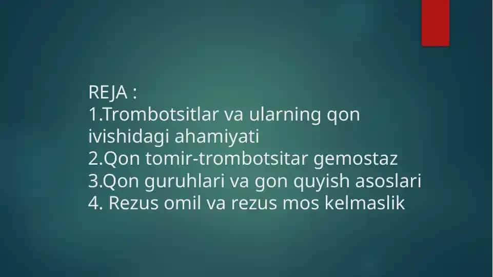 trombotsitlar