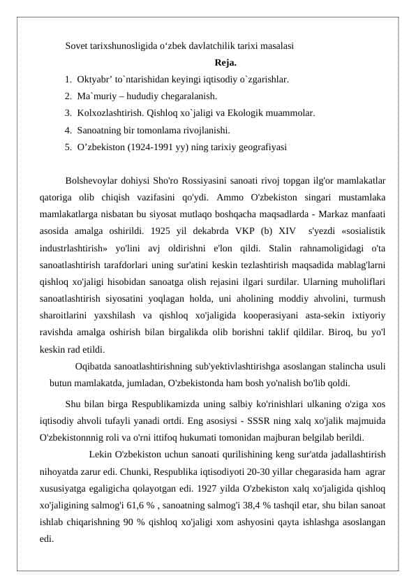 Sovet tarixshunosligida o‘zbek davlatchilik tarixi masalasi 24