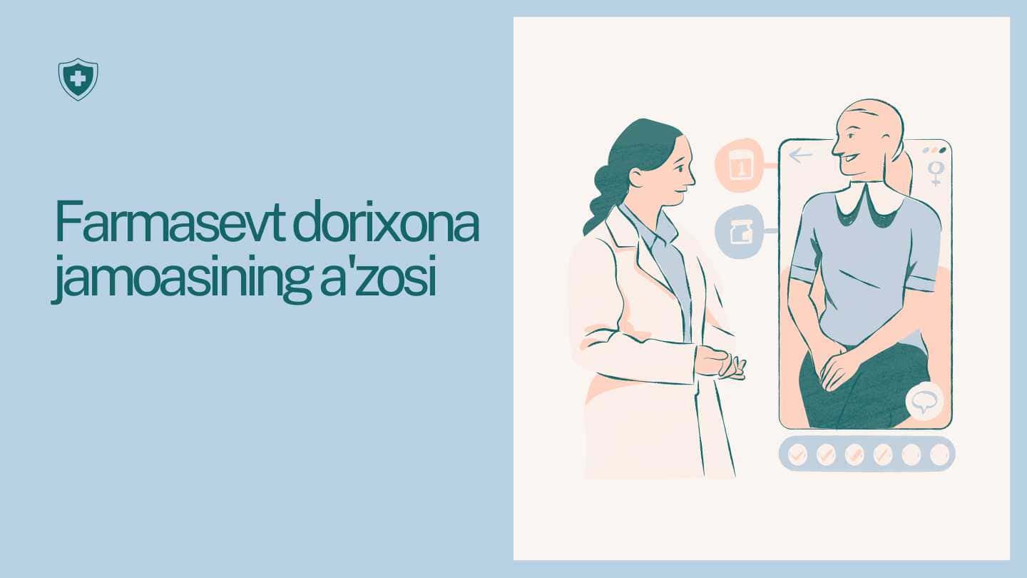 Farmasevt dorixona jamoasining a'zosi