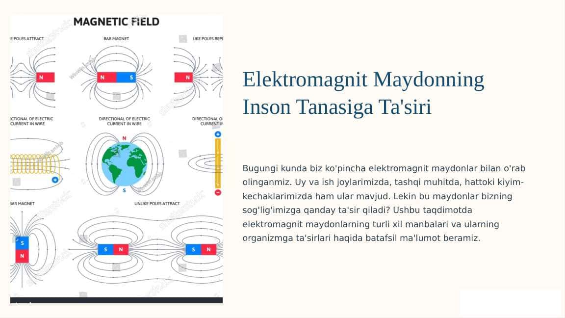 Elektromagnit maydonning organizmga ta'siri