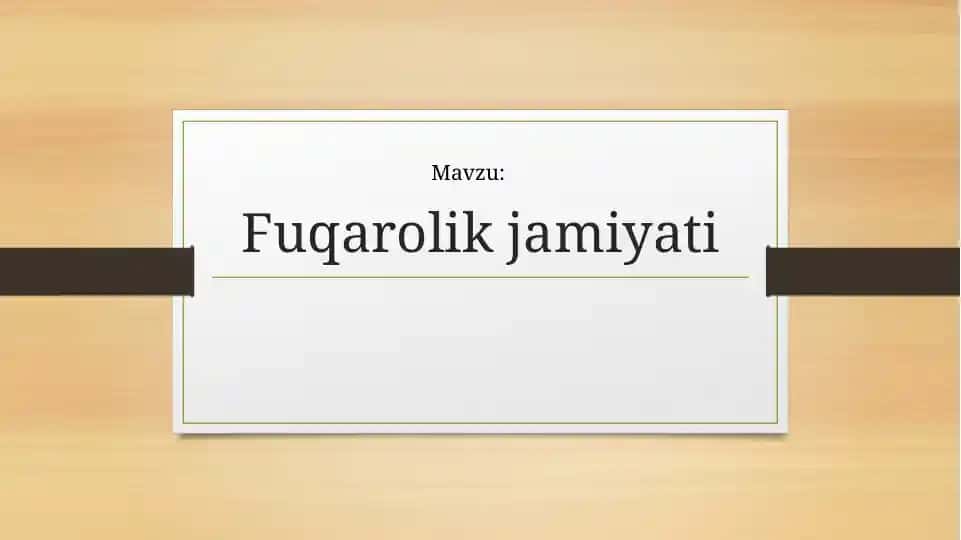 Fuqarolik jamiyati