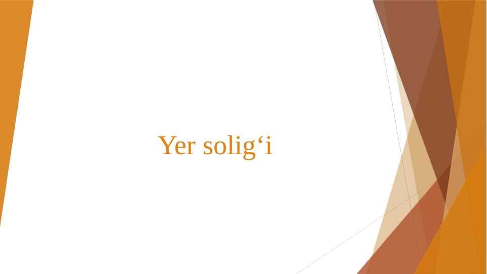 Yer soligʻi