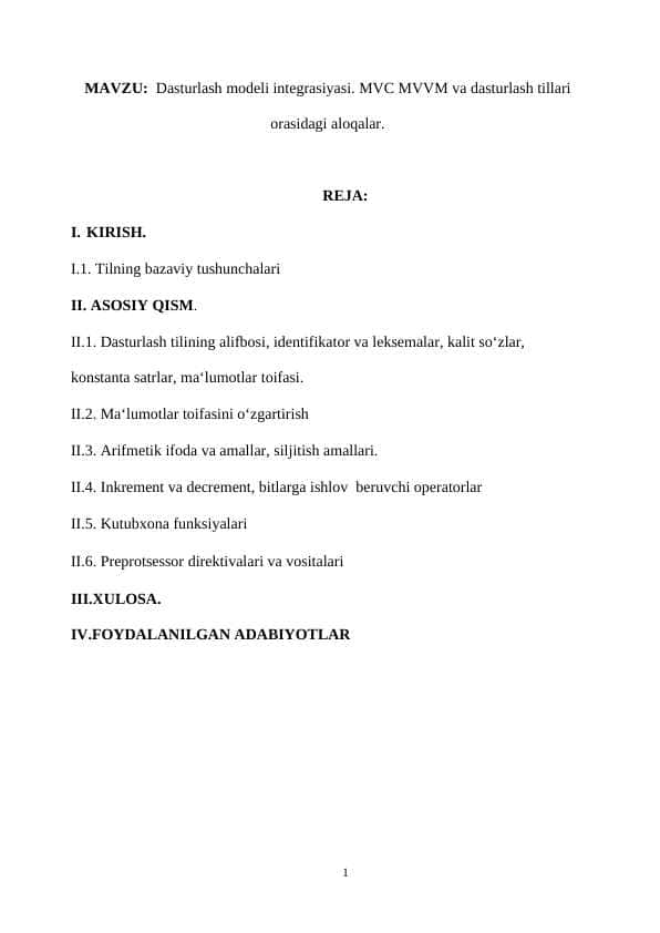 KURS ISHI