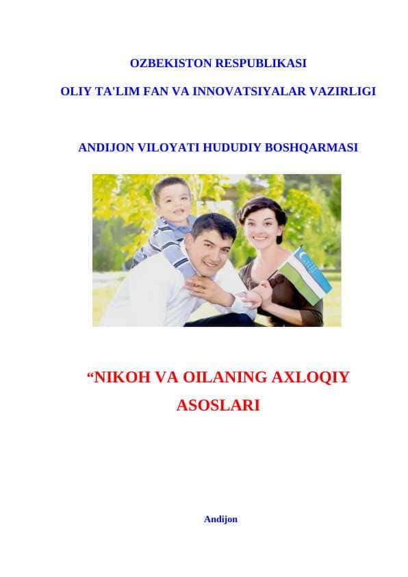 NIKOH VA OILANING AXLOQIY ASOSLARI