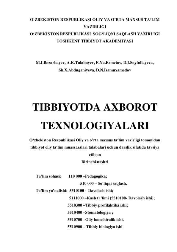 su'niy intelekt va tibbiyot
