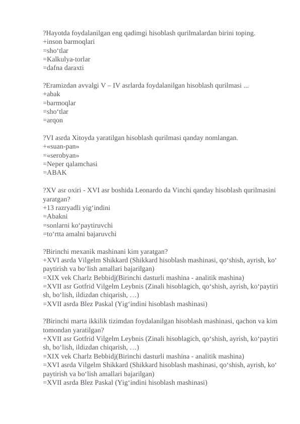 TA'LIMDA AXBOROT TEXNOLOGIYALARI