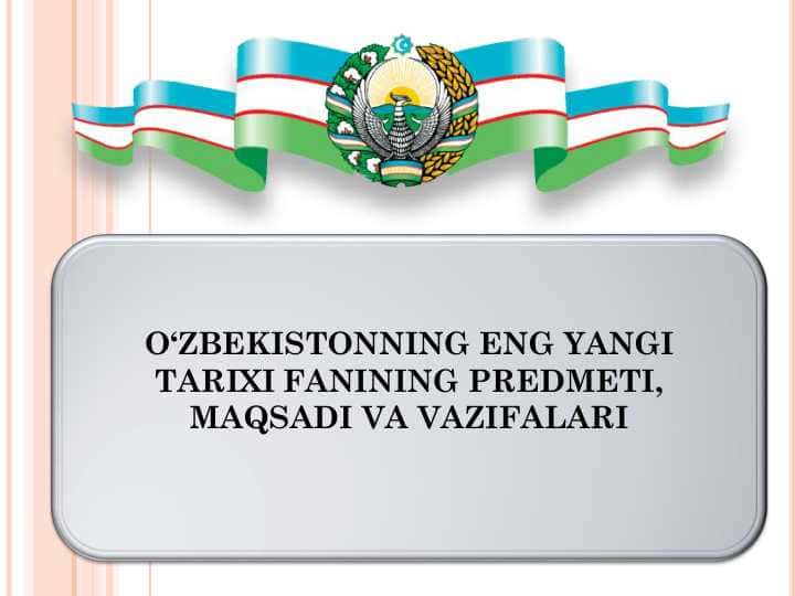 Tarix fani maqsad predmeti