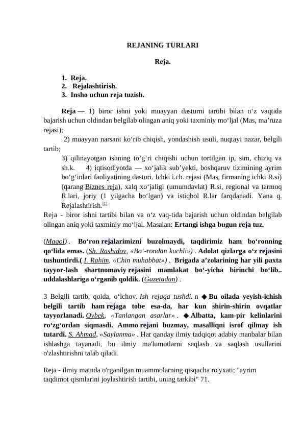 REJANING TURLARI