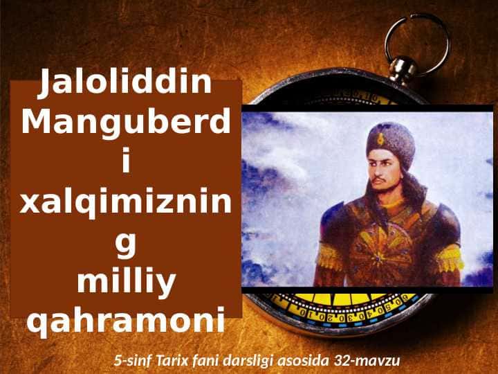 Jalolliddin Manguberdi milliy qahramon