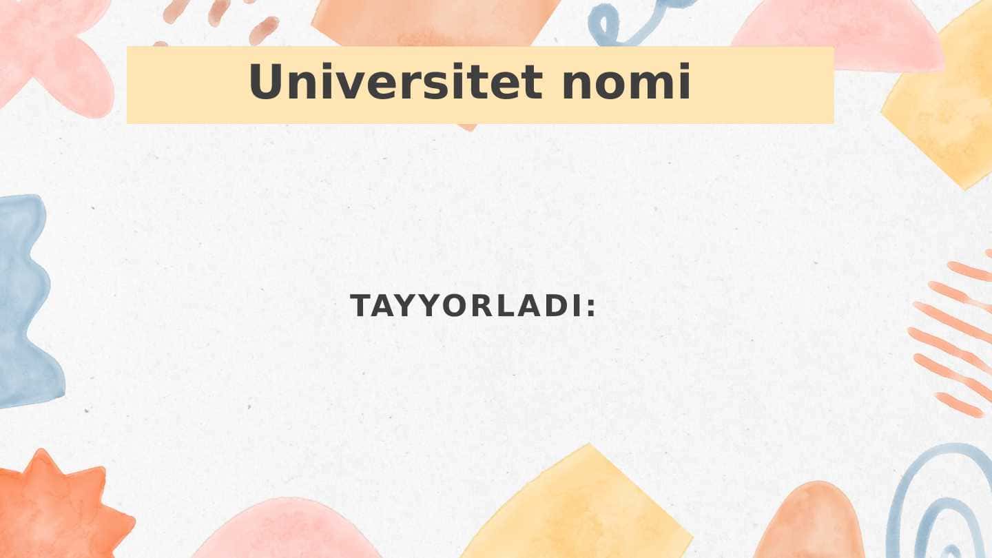 "Ilk qadam"dasturini pedagogik jarayonga tadbiq qilish fanining umumiy asoslari.Maqsad va vazifalari