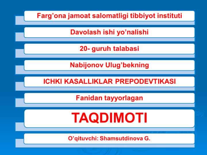 Ortirilgan yurak nuqsonlari va yurak ishemik kasalligi